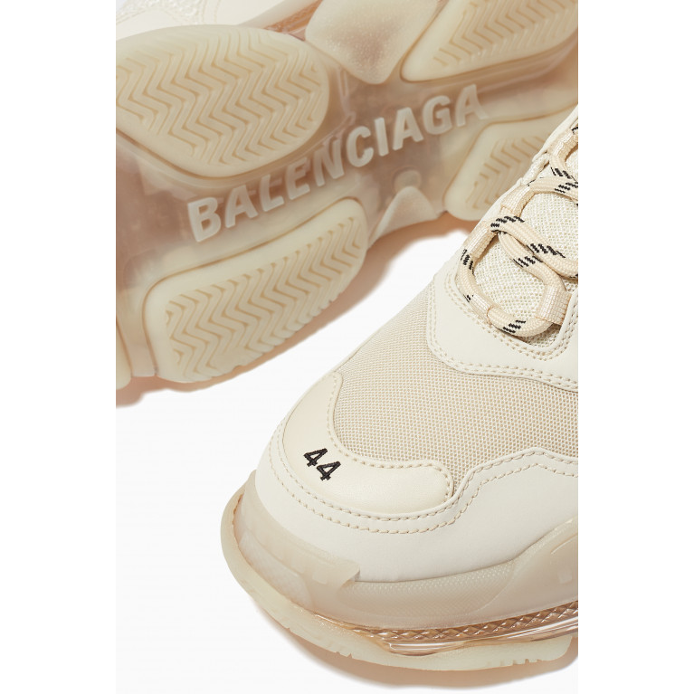 Balenciaga - Triple S Clear Sole Sneaker in Double Foam & Mesh