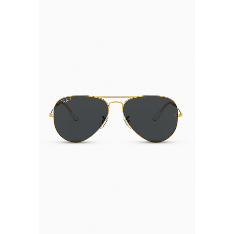 Ray-Ban - Aviator™ Classic Polarized Sunglasses Gold