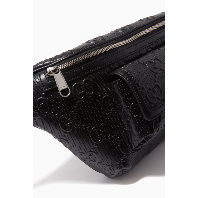 Gucci - GG Embossed Belt Bag in Leather