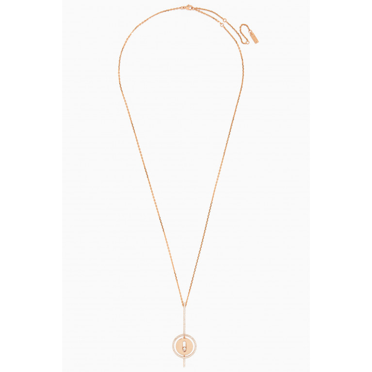Messika - Lucky Move Arrow Diamond Necklace in 18kt Rose Gold