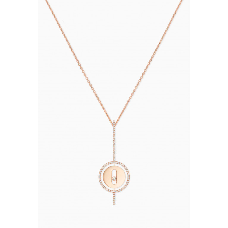 Messika - Lucky Move Arrow Diamond Necklace in 18kt Rose Gold Rose Gold