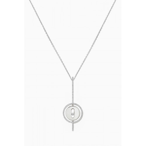 Messika - Lucky Move Arrow Diamond Necklace in 18kt White Gold