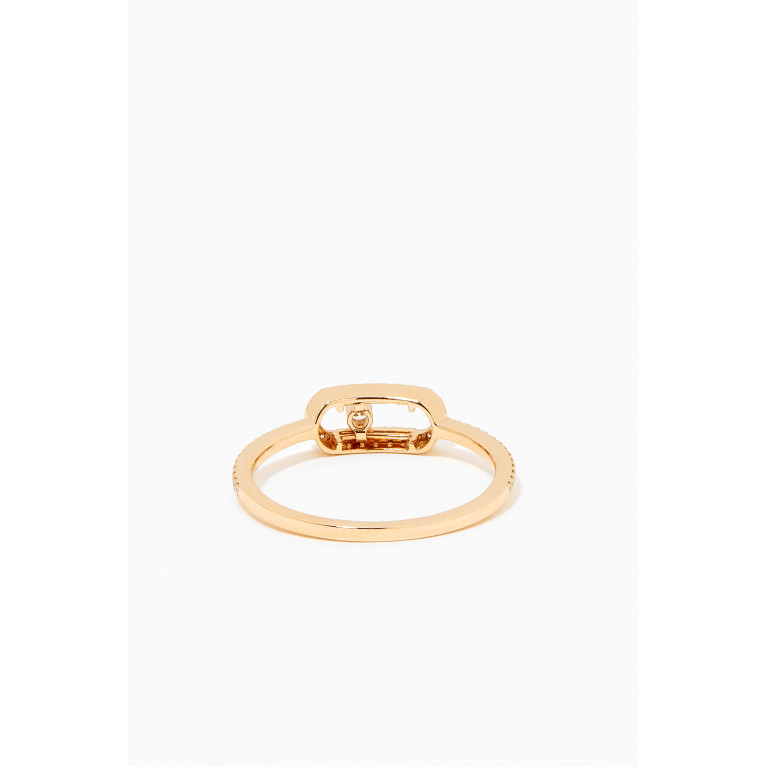 Messika - Move Uno Pavé Diamond Ring in 18kt Yellow Gold