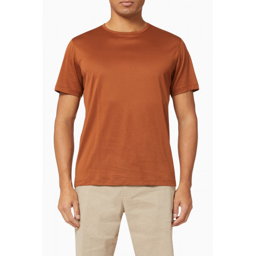Theory - Precise Cotton T-shirt Red