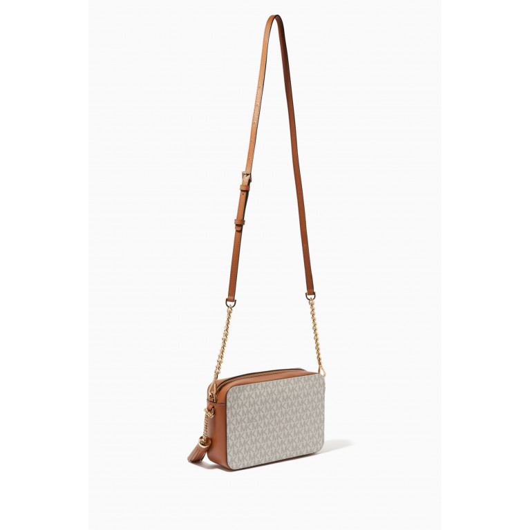 MICHAEL KORS - Ginny Crossbody Bag in Canvas & Leather