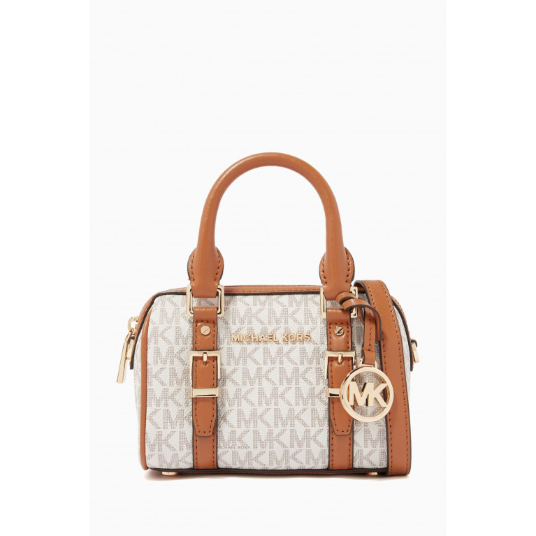 MICHAEL KORS - Bedford Legacy Extra-Small Bag in Canvas & Leather