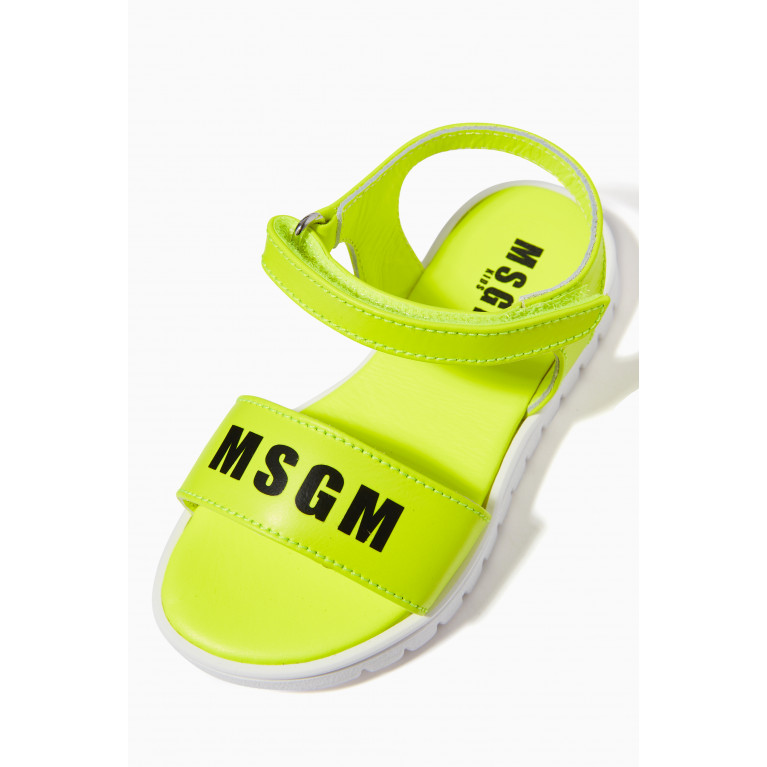 MSGM - Logo Sandals