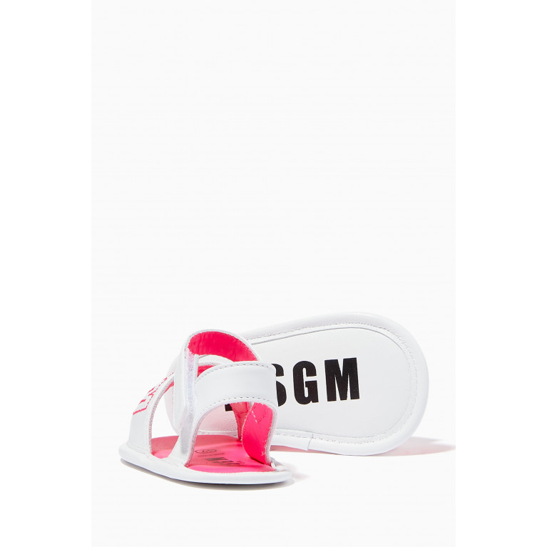 MSGM - Logo Sandals