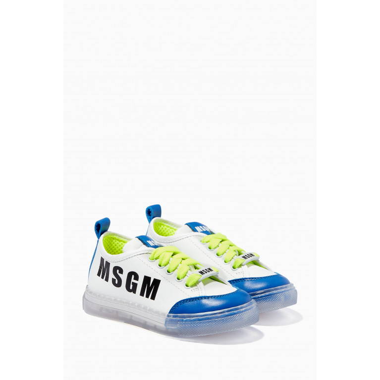 MSGM - Flou Laces Logo Sneakers