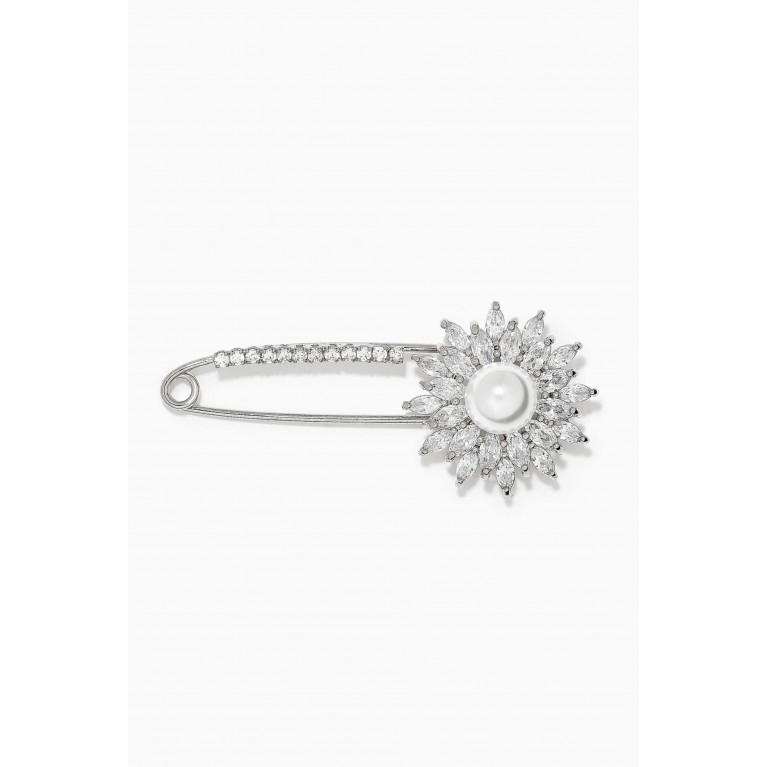 The Jewels Jar - Mini Snowflake Brooch Scarf Pin