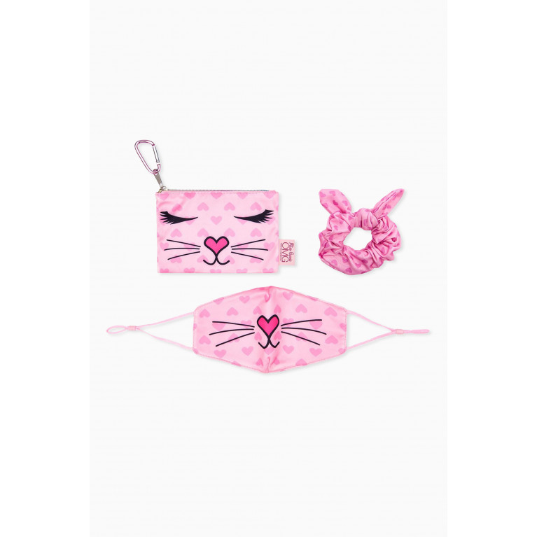 OMG Accessories - Miss Bella Kitty Heart Set, Set of 3