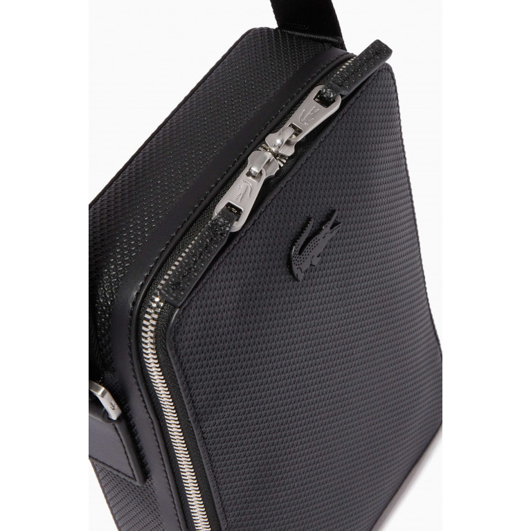 Lacoste - Chantaco Vertical Camera Bag in Matte Piqué Leather