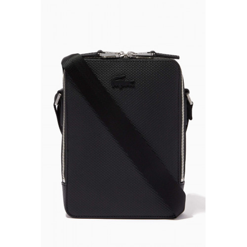 Lacoste - Chantaco Vertical Camera Bag in Matte Piqué Leather