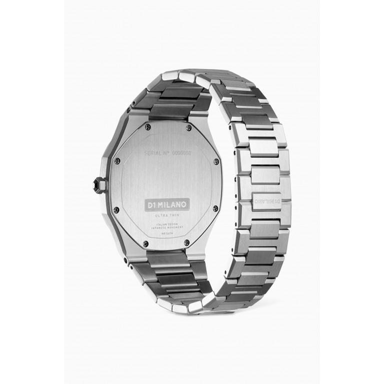 D1 Milano - Ultra Thin Bracelet Silver Watch, 40mm