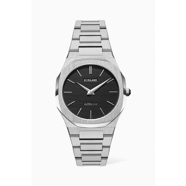 D1 Milano - Ultra Thin Bracelet Silver Watch, 40mm