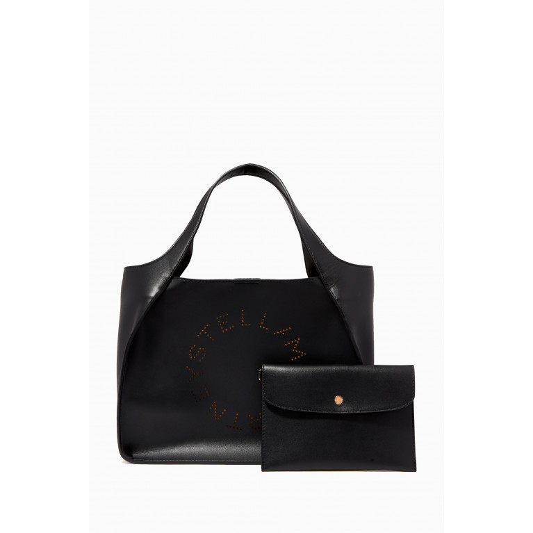 Stella McCartney - Stella Logo Crossbody Bag in Eco Alter Nappa Black