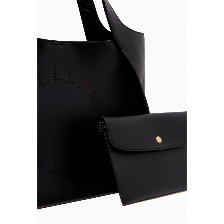 Stella McCartney - Stella Logo Crossbody Bag in Eco Alter Nappa Black