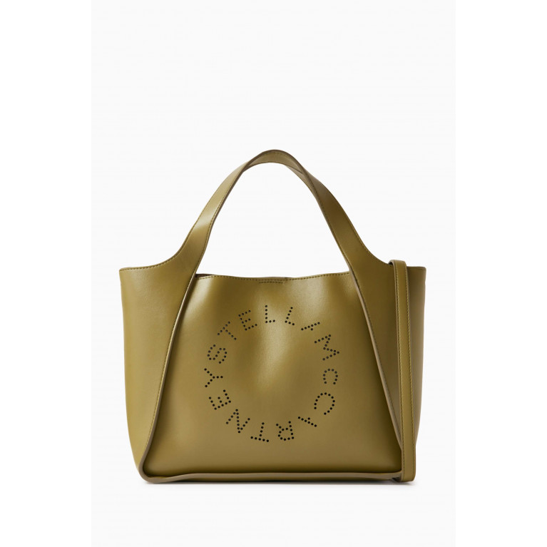 Stella McCartney - Stella Logo Crossbody Bag in Eco Alter Nappa Brown