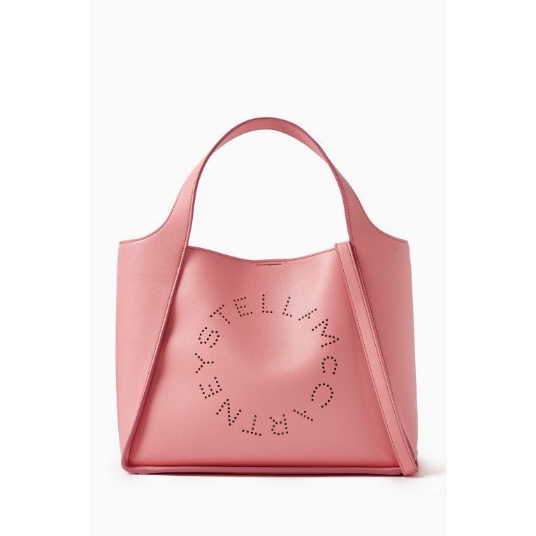 Stella McCartney - Stella Logo Crossbody Bag in Eco Alter Nappa Pink