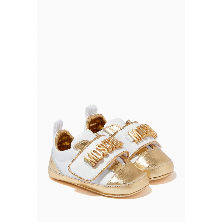 Moschino - Logo Sneakers in Leather
