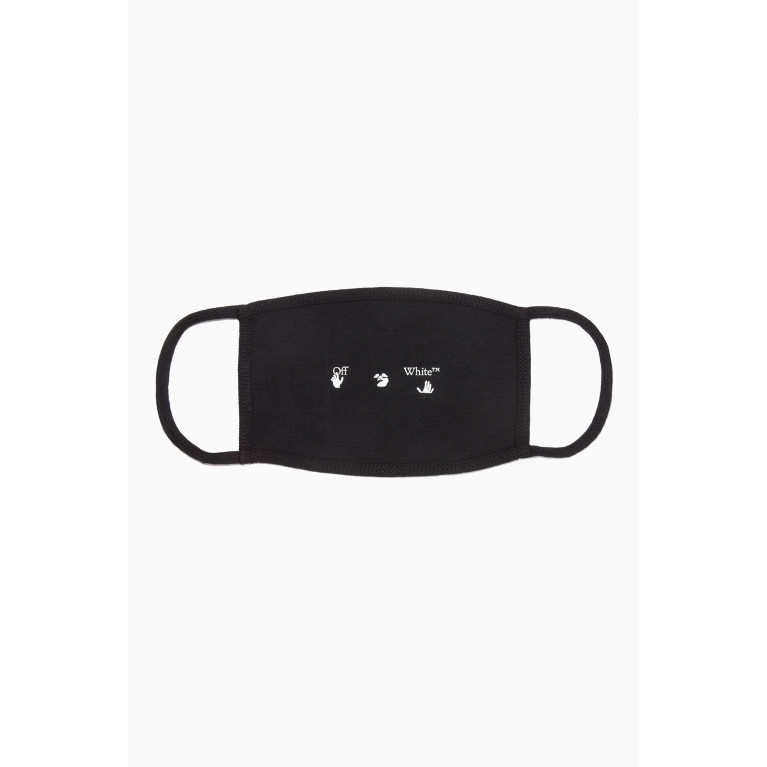 Off-White - Big Logo Face Mask in Cotton
