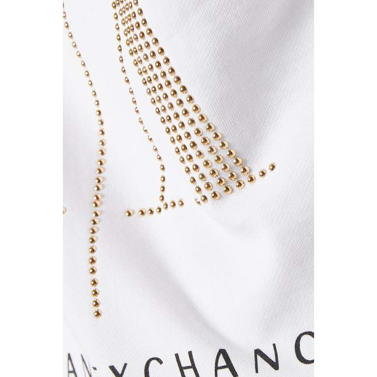 Armani Exchange - Icon Logo Cotton Sweatshirt White