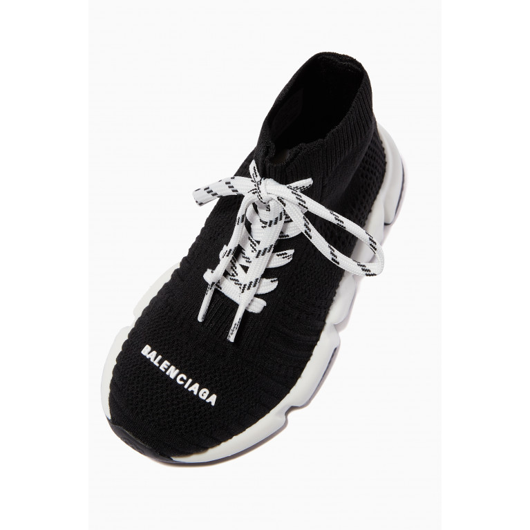 Balenciaga - Speed Lace-up Sneakers in Technical Knit Black