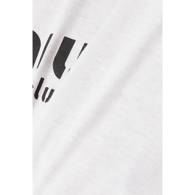 Miu Miu - Logo Tie-Up Jersey T-Shirt