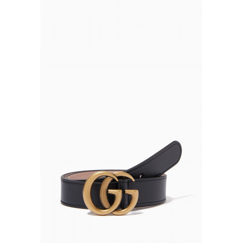 Gucci - GG Buckle Belt in Leather