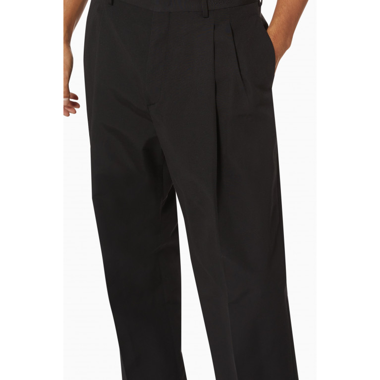 Valentino - Logo Loose Technical Cotton Trousers