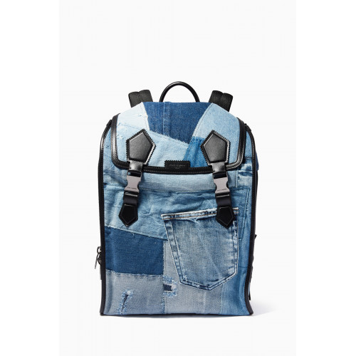 Dolce & Gabbana - Backpack in Patchwork Denim & Leather