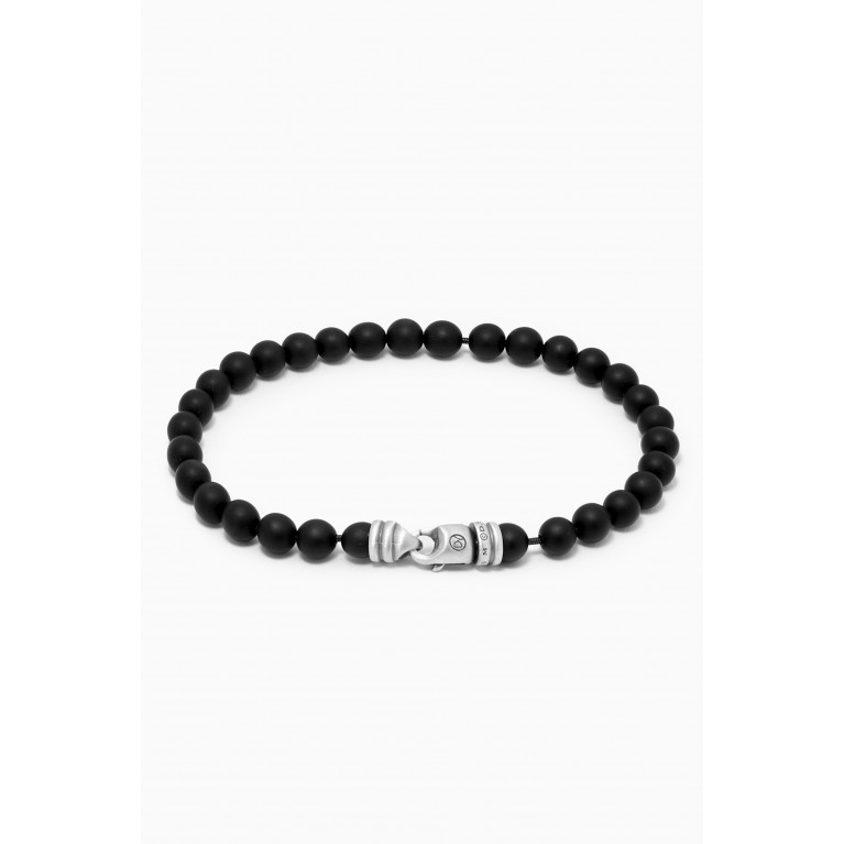 David Yurman - Spiritual Beads Bracelet with Onyx, 6mm