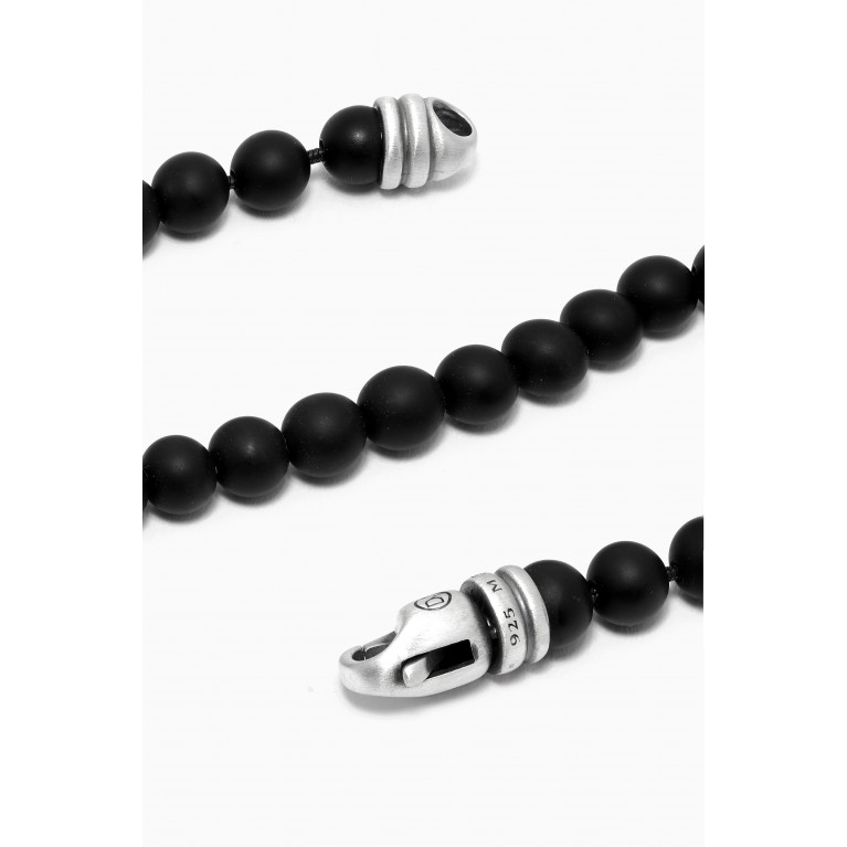 David Yurman - Spiritual Beads Bracelet with Onyx, 6mm