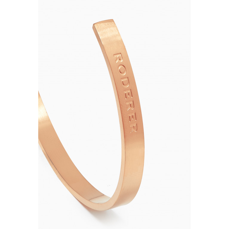 Roderer - Lorenzo Cuff Bracelet Rose Gold