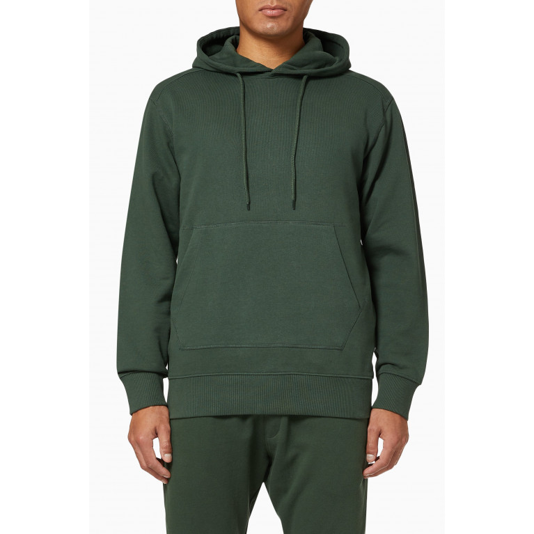 Selected Homme - Organic Cotton Hoodie Sweatshirt Green
