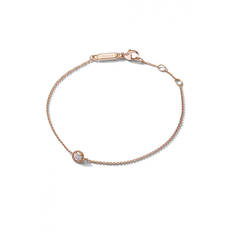 Gafla - Salasil Bracelet with Diamond in 18kt Rose Gold, Small