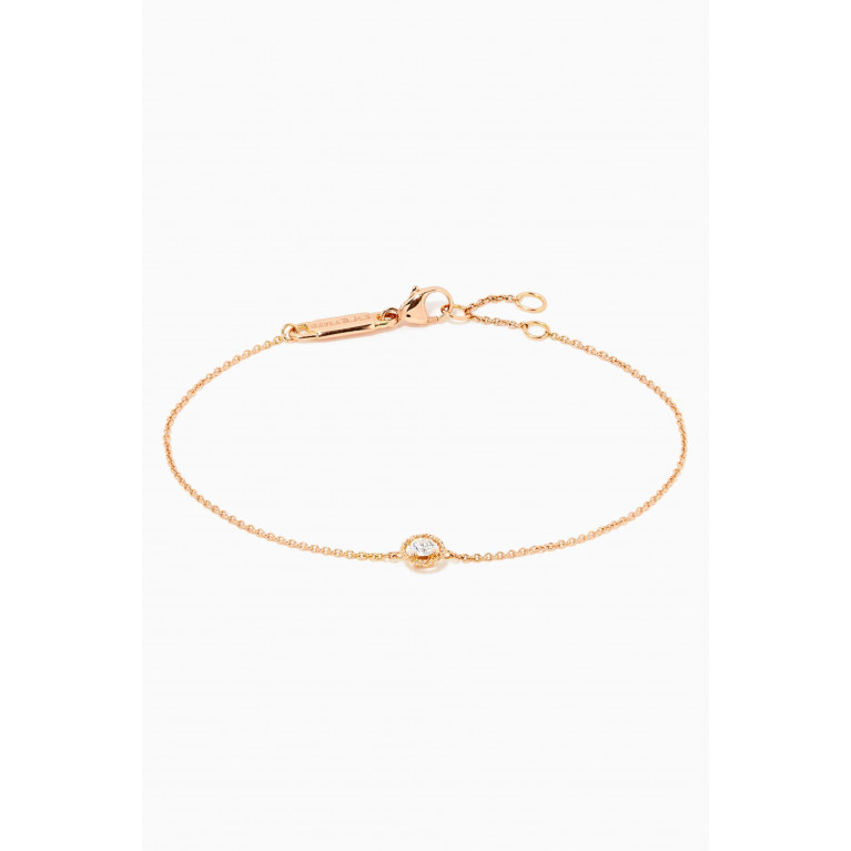 Gafla - Salasil Bracelet with Diamond in 18kt Rose Gold, Medium
