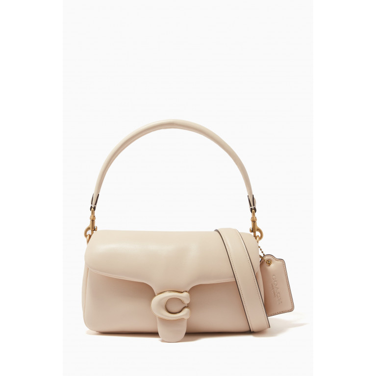 Coach - Pillow Tabby Shoulder Bag 26 in Nappa Leather Neutral
