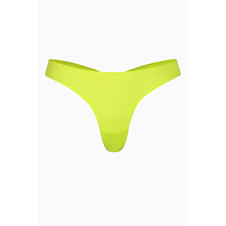 SKIMS - Fits Everybody Thong Neon Lime