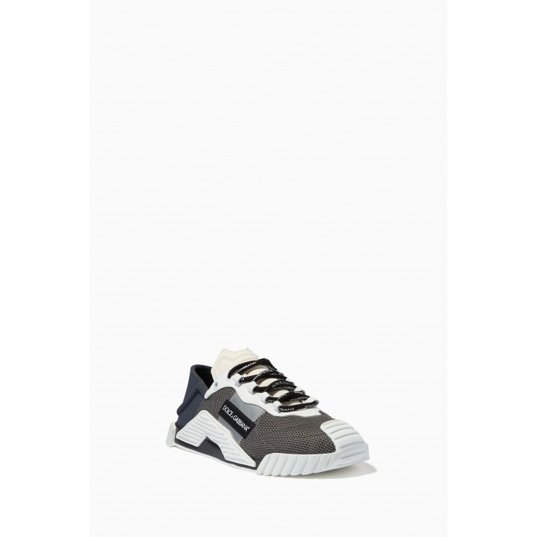 Dolce & Gabbana - Ns1 Slip-on Sneakers in Mesh and Calfskin