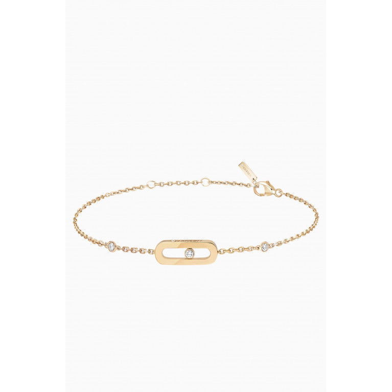 Messika - Move Uno Diamond Bracelet in 18kt Yellow Gold Gold