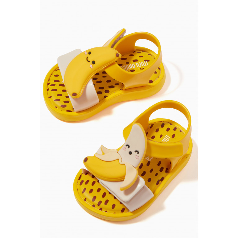 Mini Melissa - Jump Fruitland Sandals Yellow