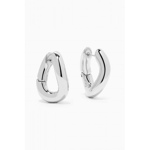 Balenciaga - Loop XS Earrings in Shiny Brass