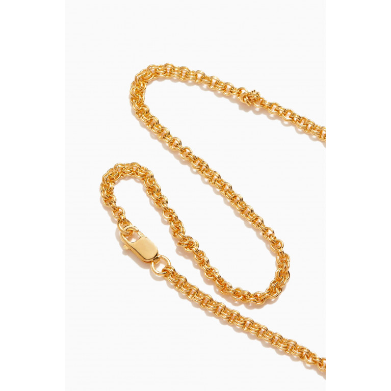 Otiumberg - Link Up Chain in 14kt Yellow Gold Vermeil