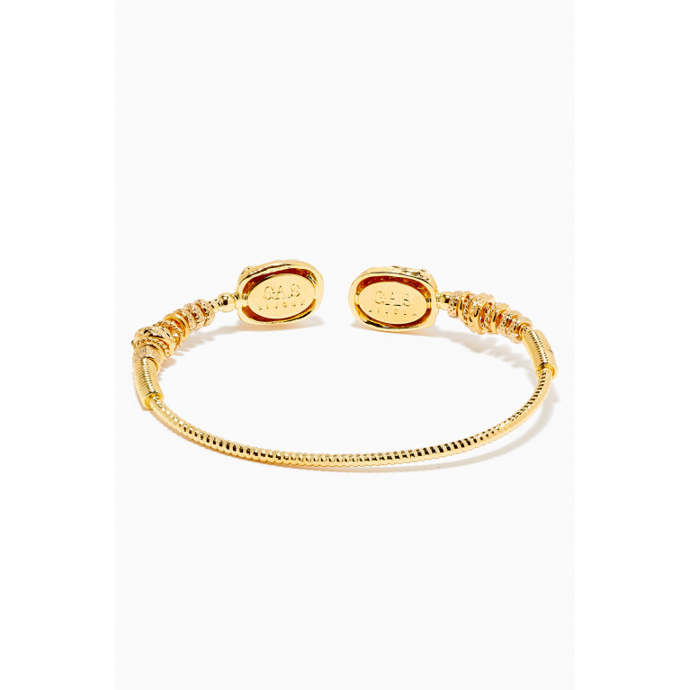 Gas Bijoux - Duality Scaramouche Twist Bracelet in 24kt Gold Plating