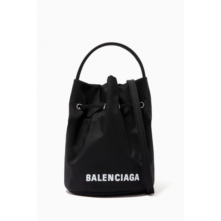 Balenciaga - Wheel Drawstring Bucket Bag in Recycled Sport Nylon