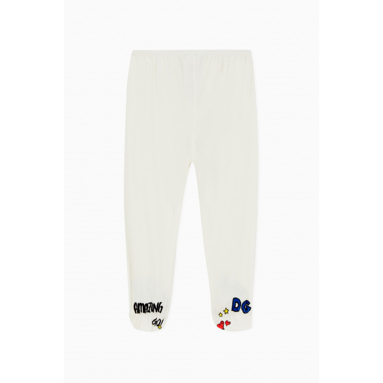 Dolce & Gabbana - Graphic Velour Sweatpants