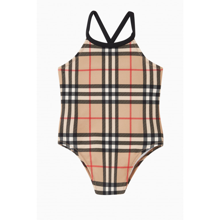 Burberry - Vintage Check Recycled Nylon Swimsuit