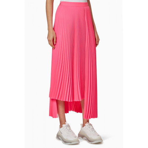 Balenciaga - Asymmetric Pleated Skirt in Light Technical Crêpe