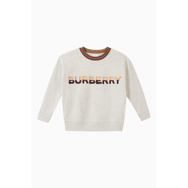 Burberry - Confectionery Logo Cotton Sweatshirt